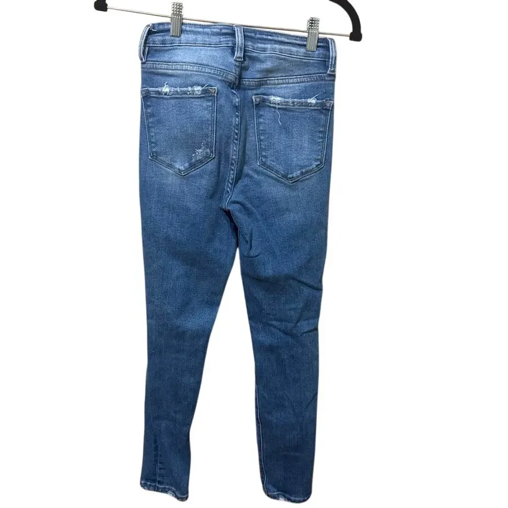 Vervet blue distressed